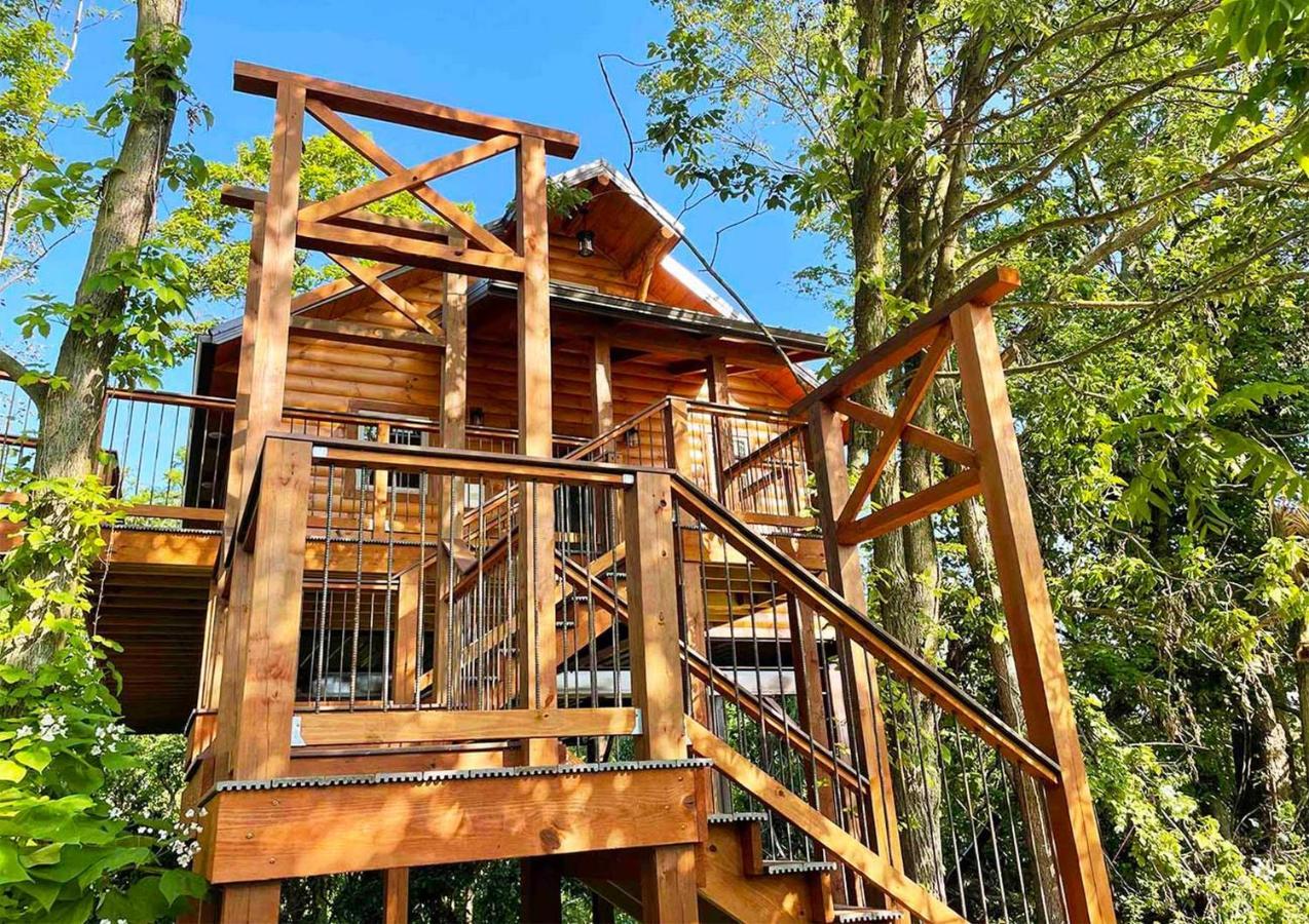 Cricket Hill Treehouse By Amish Country Lodging Millersburg Exterior photo