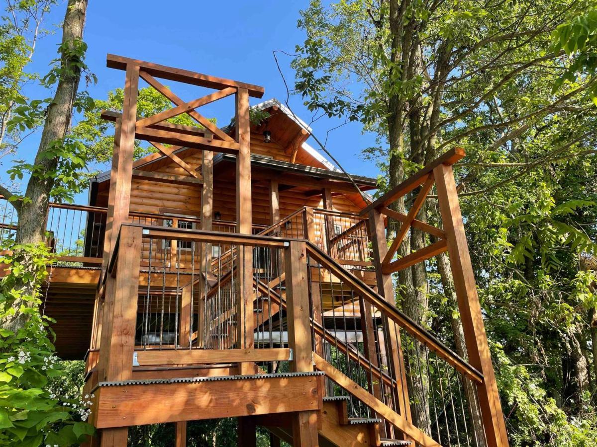 Cricket Hill Treehouse By Amish Country Lodging Millersburg Exterior photo